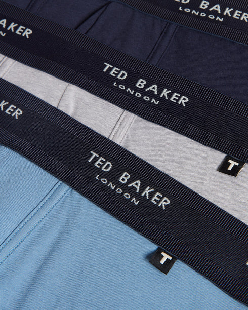 ERIKK-Underwear-Elevate your everyday essentials with our ERIKK trunk trio. Crafted from comfortable cotton stretch fabric, this pack offers style and comfort in assorted colors. Three pack of trunks Cotton stretch Assorted colors Elastic waistband Embroidered branding Comes in branded box- Ted Baker Romania